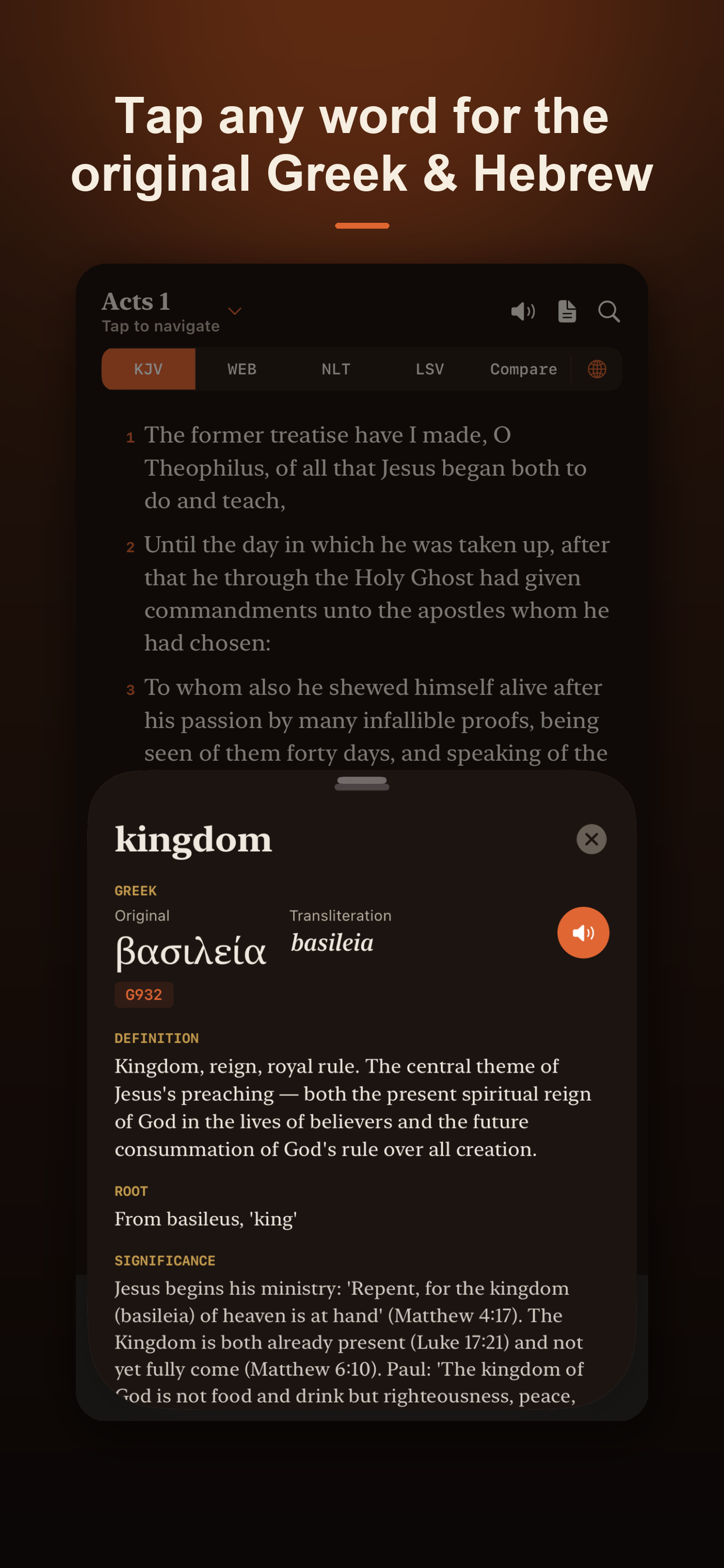 Urtext word study screen